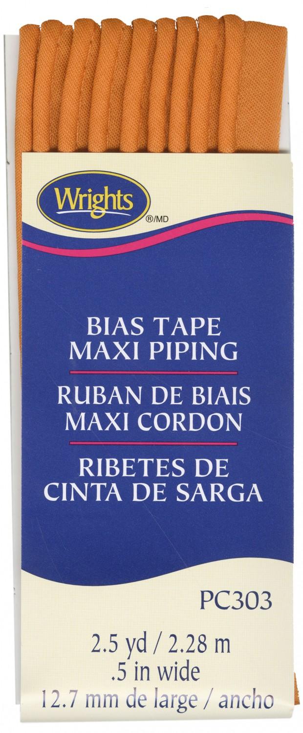 CHK Wrights Maxi Corded Piping Carrot - 1173031241 - Bias Tape