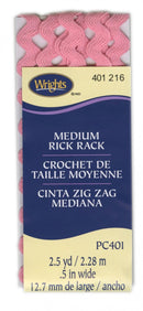 CHK Wrights Medium Rick Rack Pink - 117401216