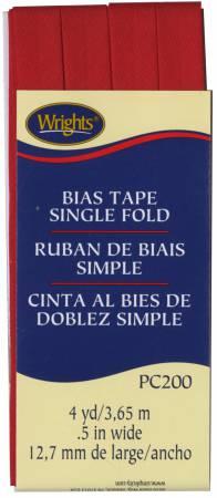 CHK Wrights Single Fold Bias Tape Scarlet - 117200076