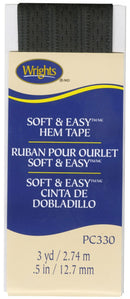 CHK Wrights Soft & Easy Hem Tape Black - 117330031