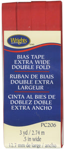 CHK XWIde Double Fold Bias Tape Scarlet - 117206076