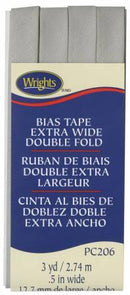 CHK XWide Double Fold Bias Tape Shadow Grey - 1172061243