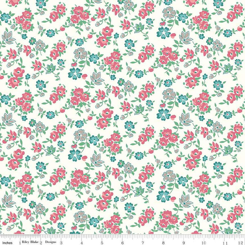 CWH Bee Vintage - C13071-CLOUD - Cotton Fabric