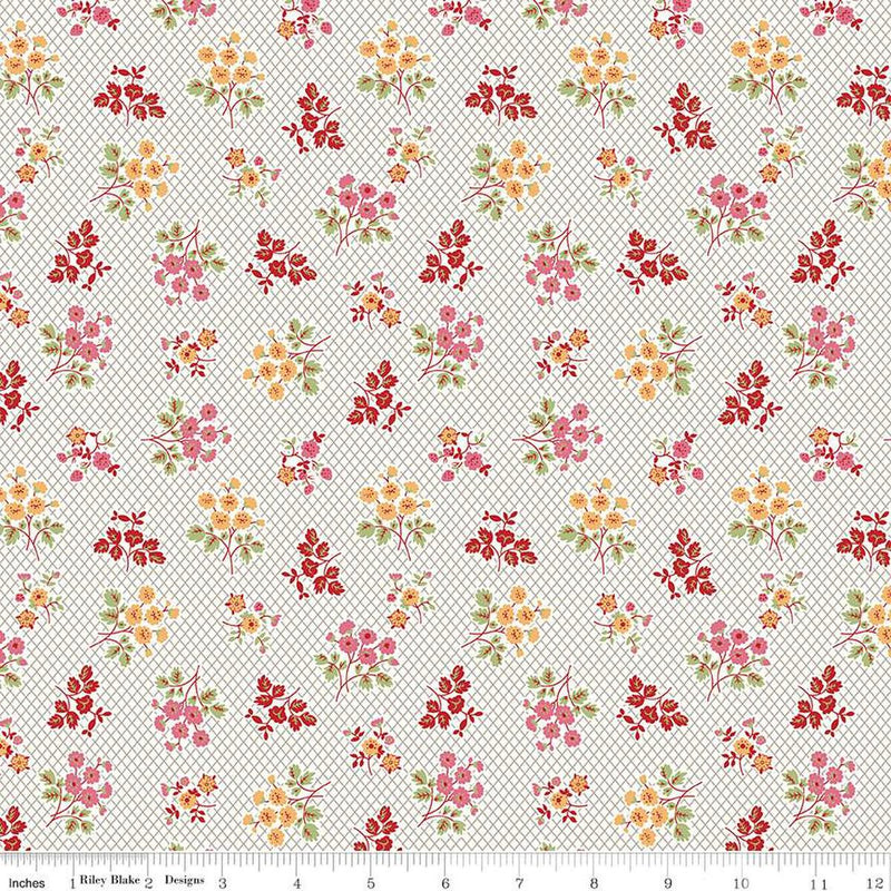 CWH Bee Vintage - C13078-CLOUD - Cotton Fabric