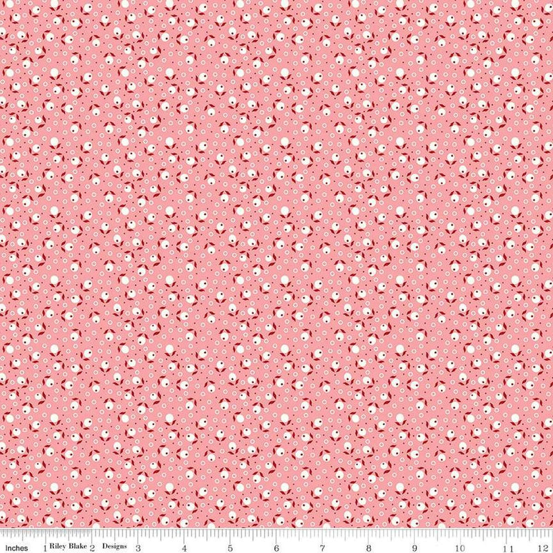 CWH Bee Vintage - C13086-CORAL - Cotton Fabric