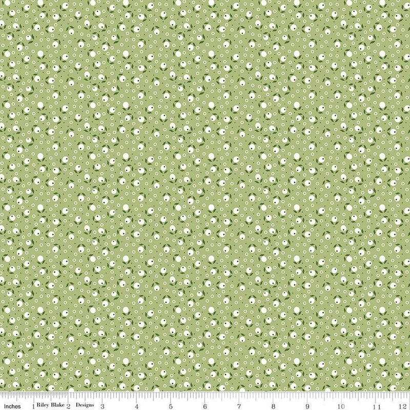 CWH Bee Vintage - C13086-LETTUCE - Cotton Fabric