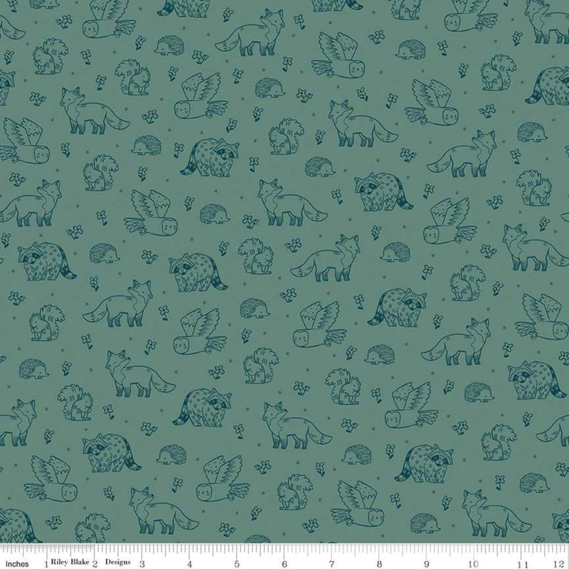 CWH Camp Woodland C10462-PINE - Cotton Fabric