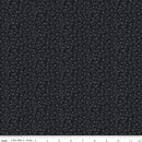 CWH Floret - C675-BLACK - Cotton Fabric