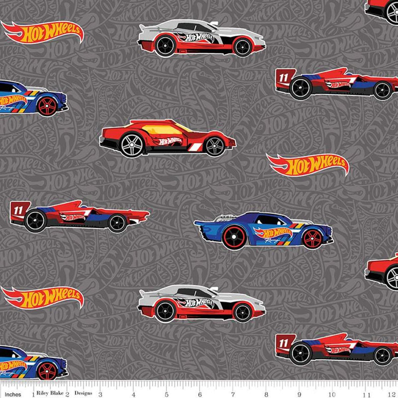 CWH Hot Wheels Cars C9750-GRAY - Cotton Fabric