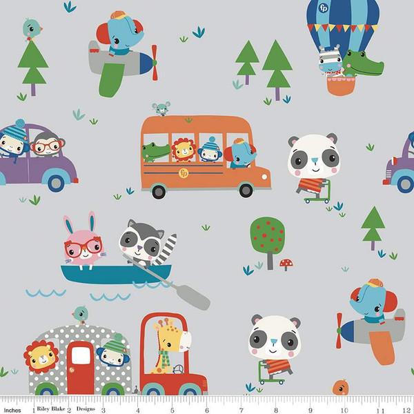 CWH Let's Play - C11880-GRAY - Cotton Fabric