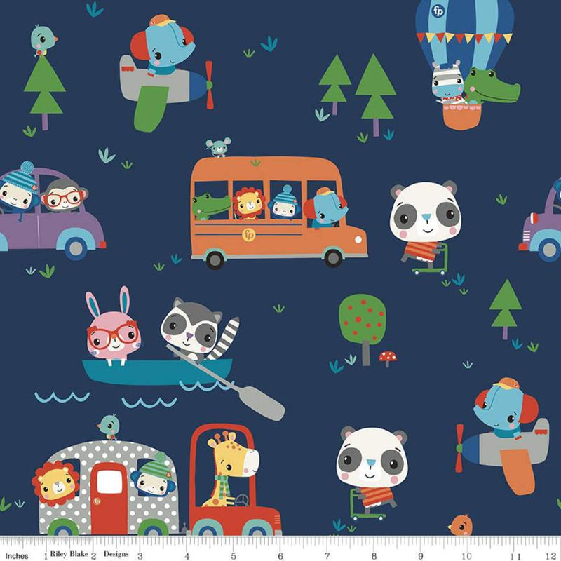 CWH Let's Play - C11880-NAVY - Cotton Fabric
