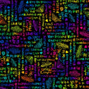 CWRK Kindred Canines Y3710-3 Black -  Cotton Fabric