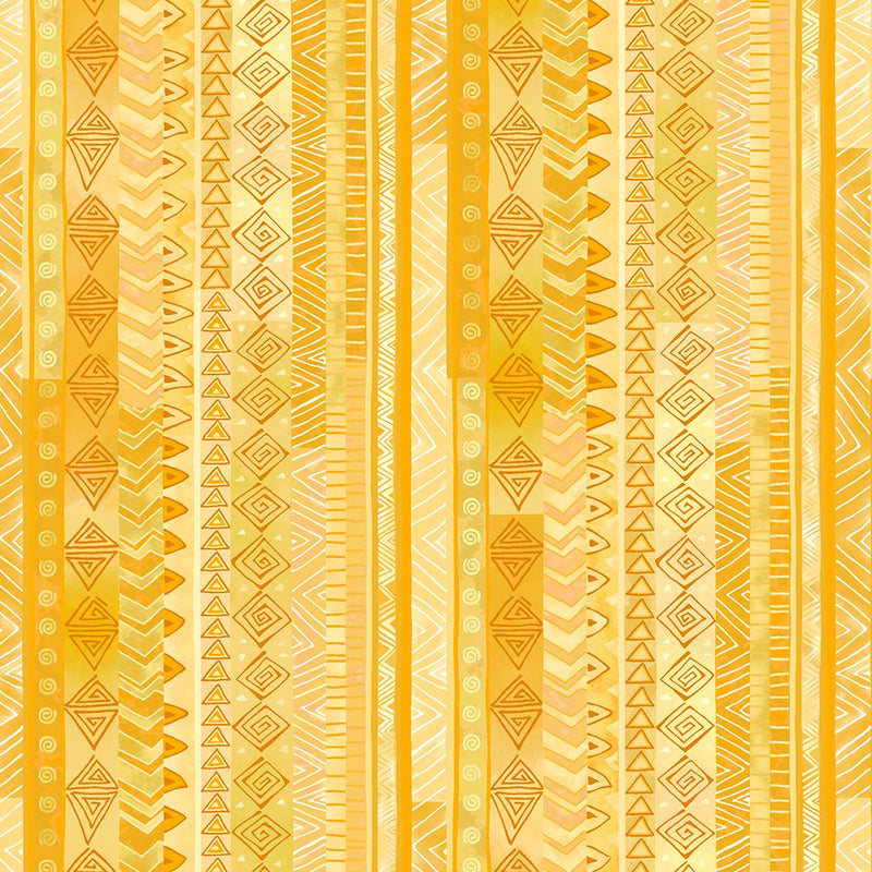 CWRK Laurel Burch Basics Y3220-68 Gold - Cotton Fabric