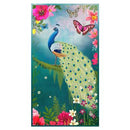 CWRK Peacock Garden Panel Y3148-105 Dark Teal