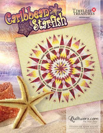 Caribbean Starfish Paper Piecing Pattern - JNQ00222P3