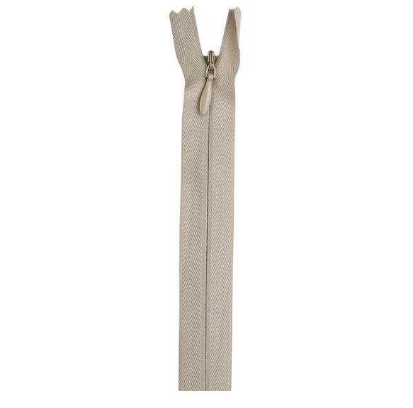 Coats Invisible Zipper 9 Inch Ecru - F84-9-16