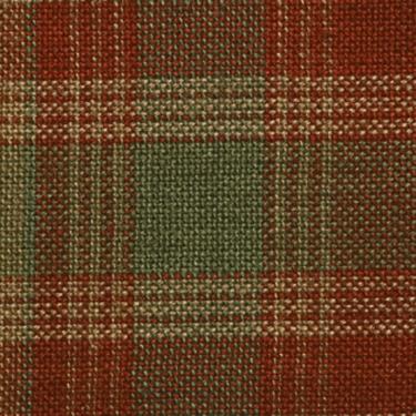 DRN Homespun H3310 Olive/Red Plaid - Cotton Fabric