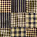 DRN Navy Patchwork P2 - 3" x 3" square - Cotton Fabric