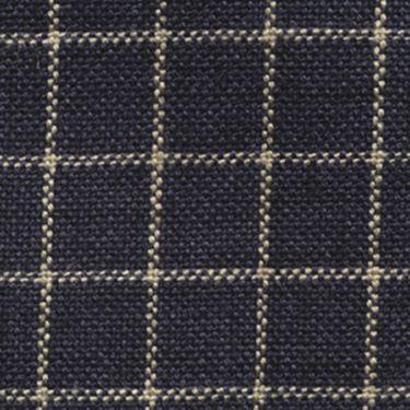 DRN Navy Small Window Pane H203 - Cotton Fabric