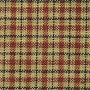 DRN Red/Tdye Mini Pane with Stripe Homespun H351 - Cotton Fabric