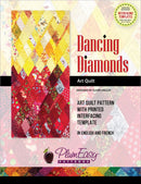 Dancing Diamonds Art Quilt With Interfacing Pattern - PEP-124