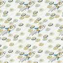 EUG Marty Goes To Mars 1103081-01 Cream - Cotton Fabric
