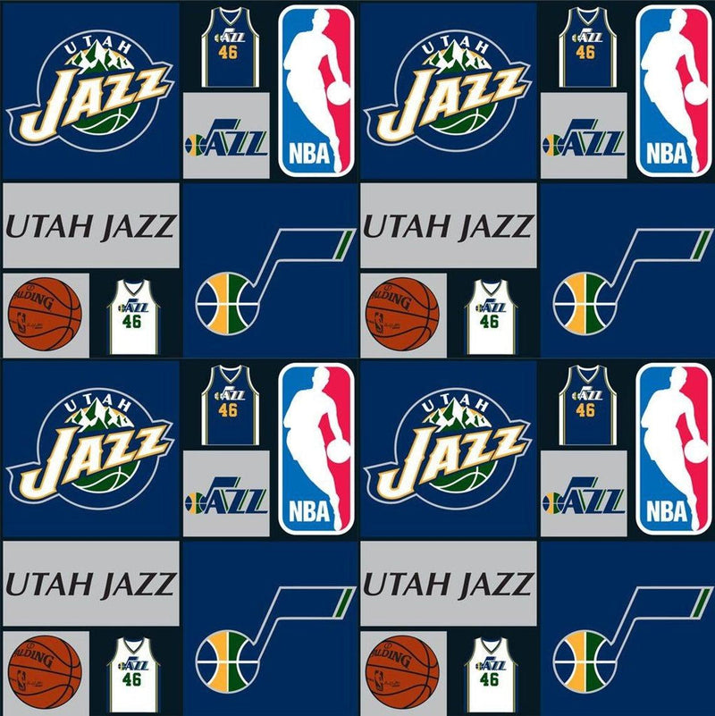 EUG NBA Utah Jazz Sports Team EUG 83UTA0001C - Cotton Fabric