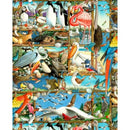 EZS Birdwatching 7006 MULTI - Cotton Fabric