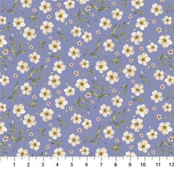 FIGO Heavenly Hedgerow - 90585-42 Blue - Cotton Fabric