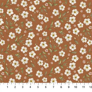 FIGO Heavenly Hedgerow - 90585-50 Gold - Cotton Fabric