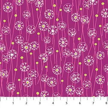 FIGO Mountain Meadow 90001-83 Purple - Cotton Fabric