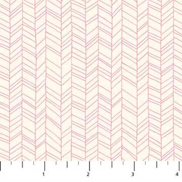 FIGO Mountain Meadow 90007-21 Pink - Cotton Fabric