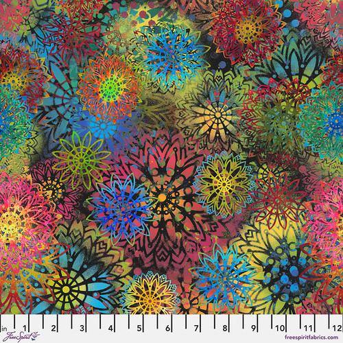 FS Butterfly Fields Fireworks - PWSP069.MULTI - Cotton Fabric