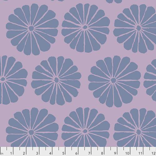 FS Damask Flower PWGP183.LILAC - Cotton Fabric