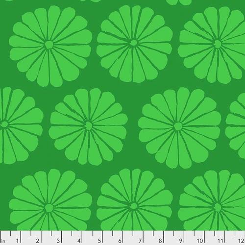 FS Damask Flower PWGP183.LIME - Cotton Fabric