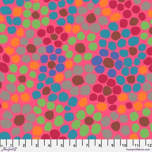 FS Flower Dot -  PWBM077.PINK - Cotton Fabric