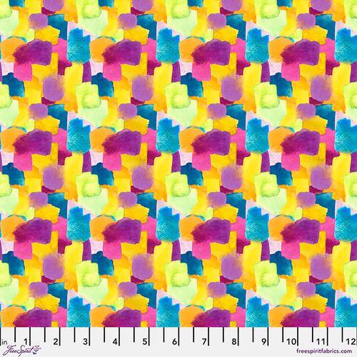 FS Here Kitty Kitty - Splat PWCD048.XMULTI - Cotton Fabric