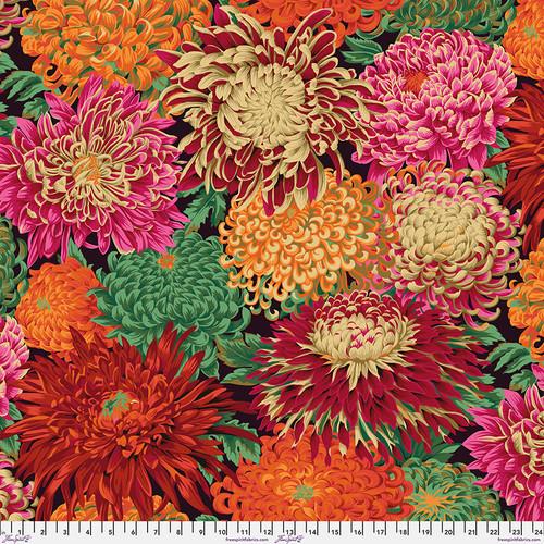 FS Japanese Chrysanthemum - PJ41.REDXX - Cotton Fabric