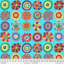 FS Kaffe Fassett Collective - Carpet Cookies PWGP192.SKY - Cotton Fabric