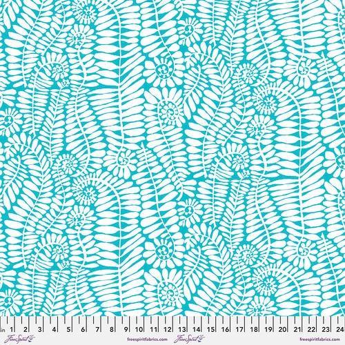 FS Kaffe Fassett Collective - Fronds PWBM085.WHITE - Cotton Fabric