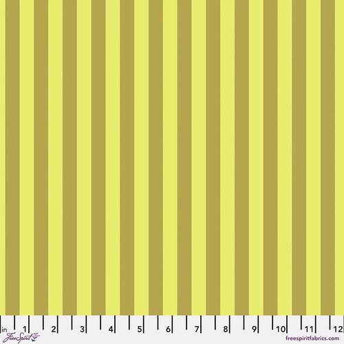 FS Tula's True Colors - Neon Tent Stripe PWTP069.MOONBEAM - Cotton Fabric