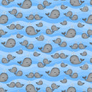 AEN Comfy Flannel Whales - 1048-11 - Cotton Flannel Fabric