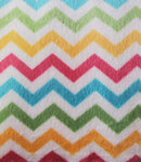 FTWH Minky - Multi Chevron 60" FA12055 - Minky Fabric