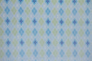 FTWH Minky 60" FA12043 Argyle Blue - Minky Fabric