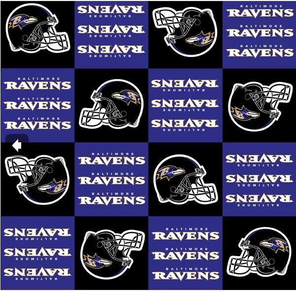 FT Baltimore Ravens Fleece, 6386-D Multi - Polyester Fleece