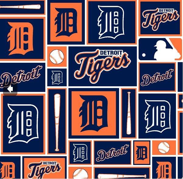 FT Detroit Tigers 6660-B - Cotton Fabric