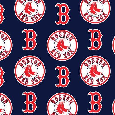 FT MLB Boston Red Sox - 6633-B - Cotton Fabric