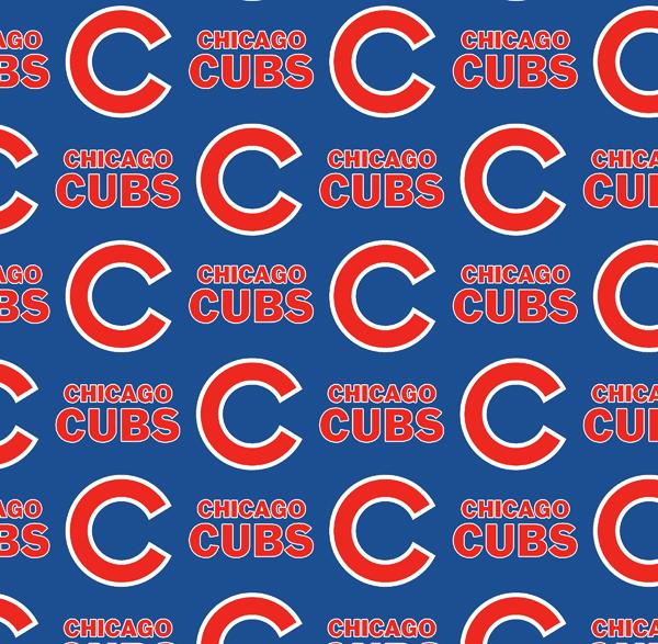 FT MLB Chicago Cubs Sports Team 6635-B - Cotton Fabric