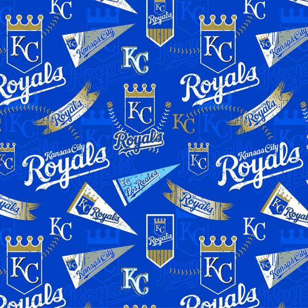 FT MLB Kansas City Royals 14417-B - Cotton Fabric