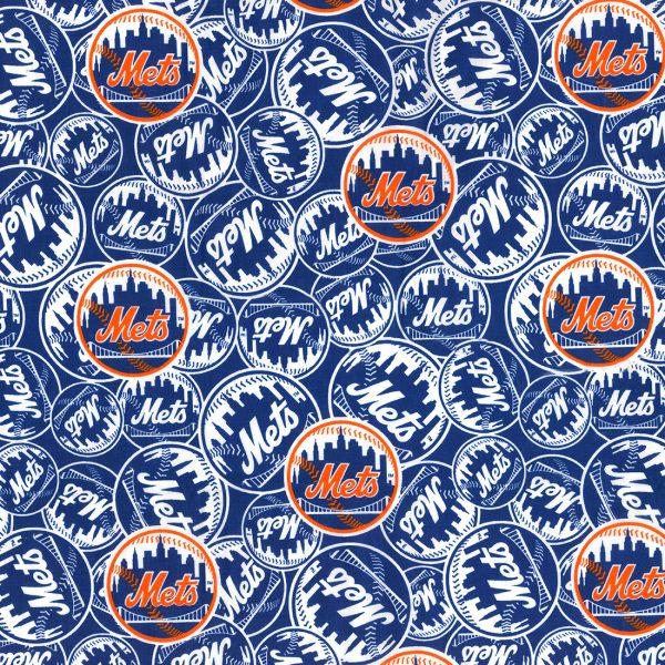 FT MLB New York Mets 54" 6666 - Cotton Fabric